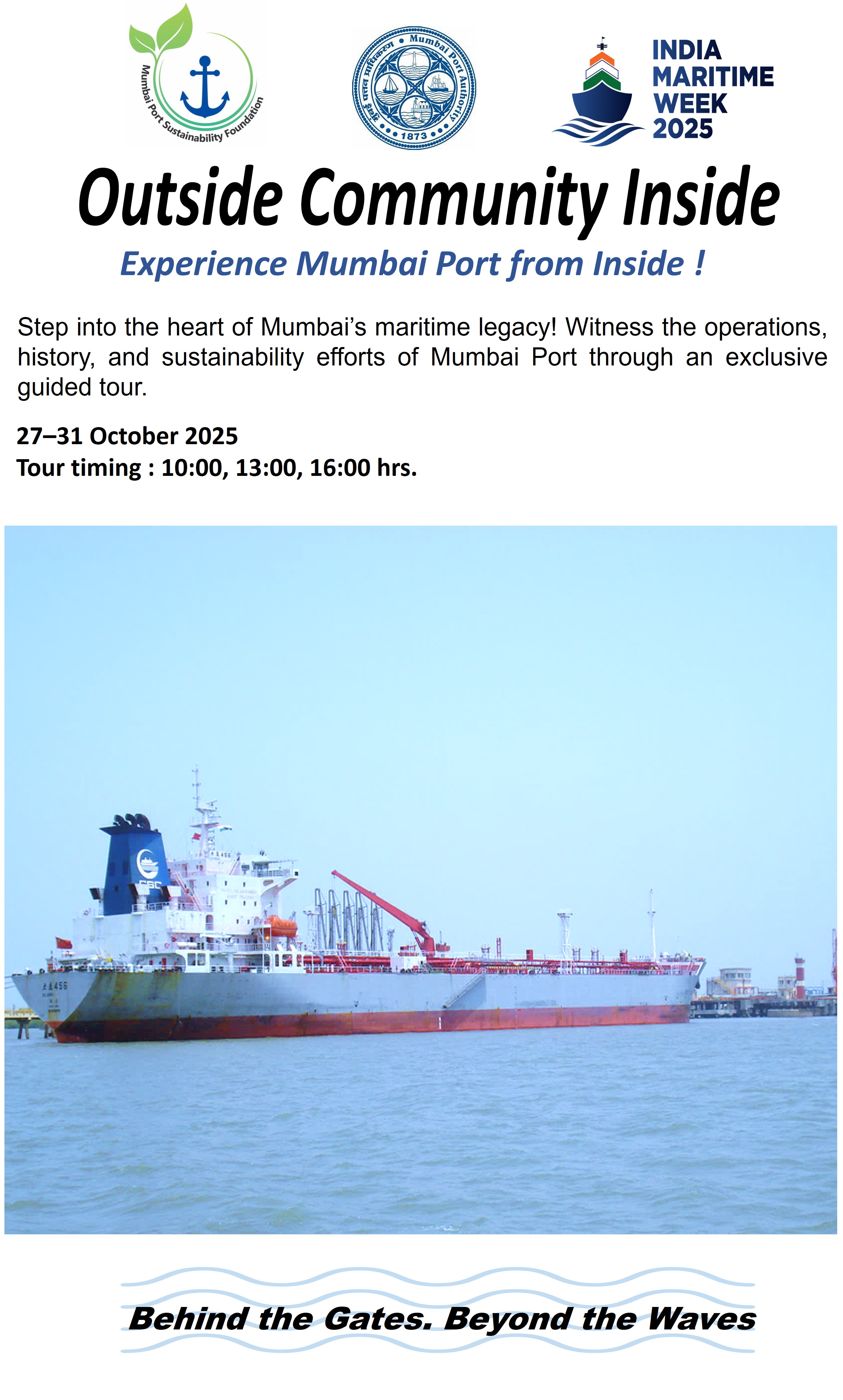 Sea Tour during India Maritime Week 2025